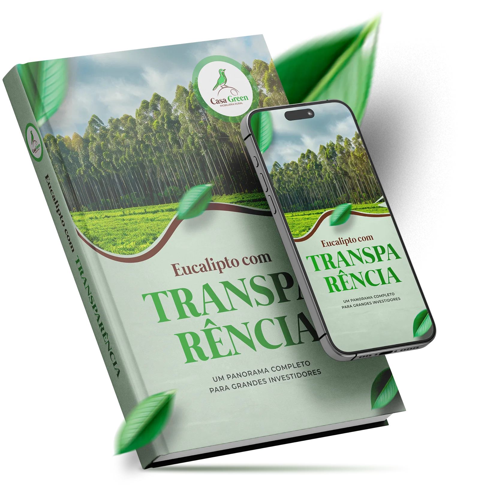 Eucalipto com Transparência — capa do livro